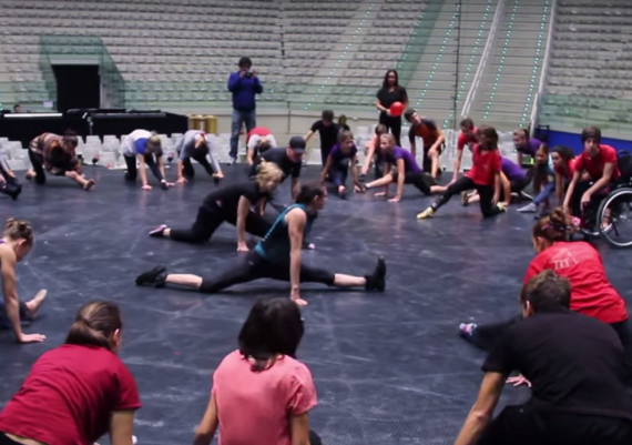 Laboratorio di circo con gli artisti del Cirque du Soleil