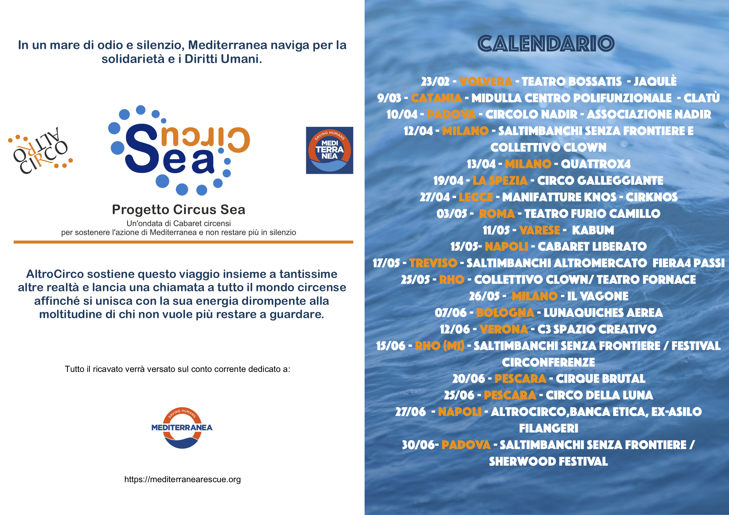 Calendario CircuSea