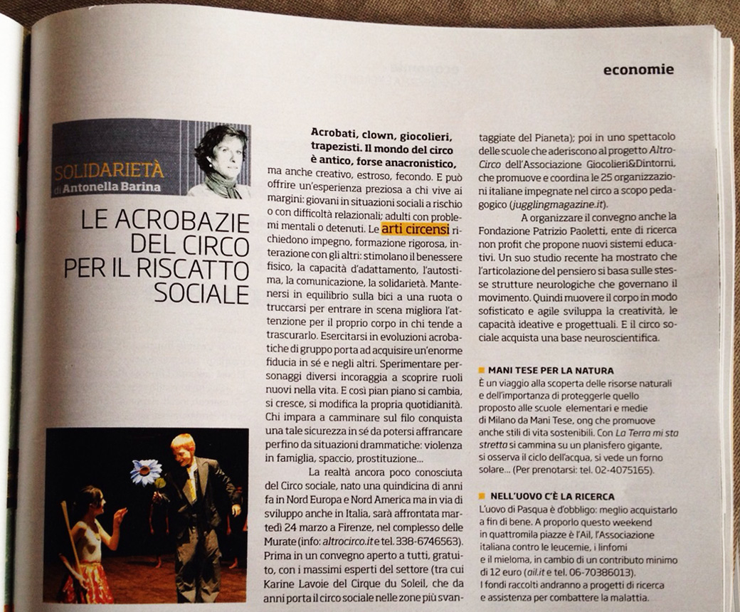 Il Venerdì di Repubblica del 20.03.2015